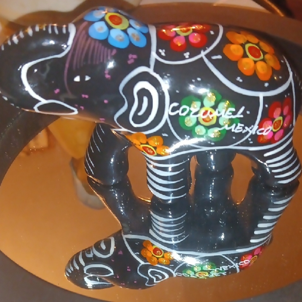 Colorful Elephant Figurine